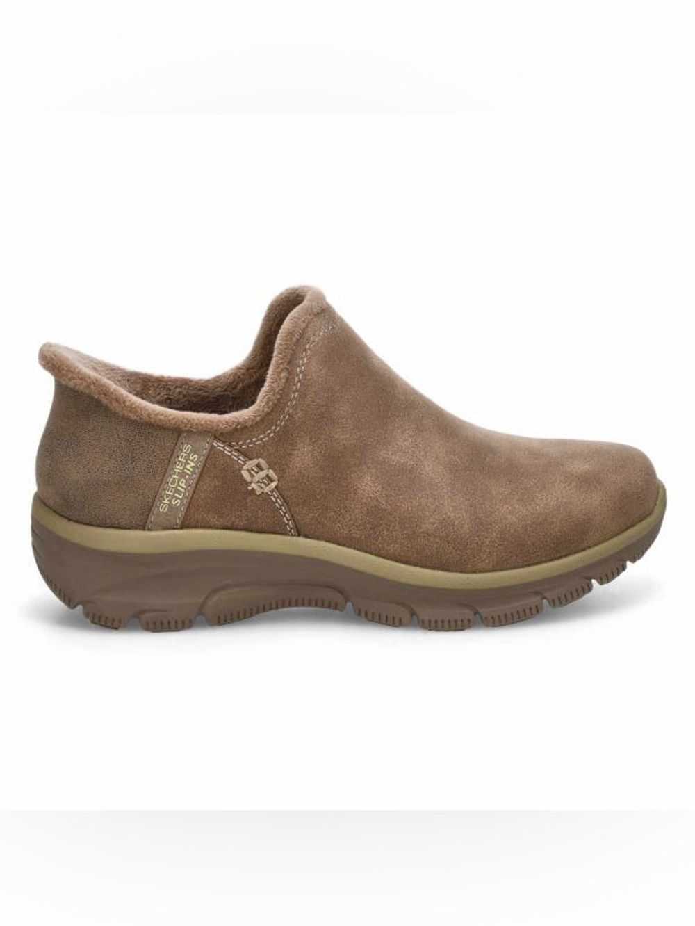 NWT Skechers Easy Going Suede Slip-On Casual Shoe Sz 9